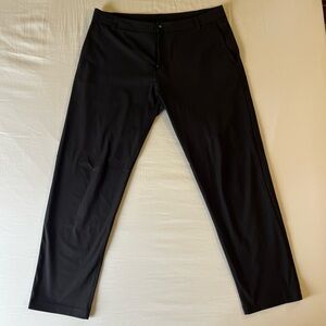 lululemon ABC Slim-Fit Trouser 38W X 32L Warpstreme - Black
